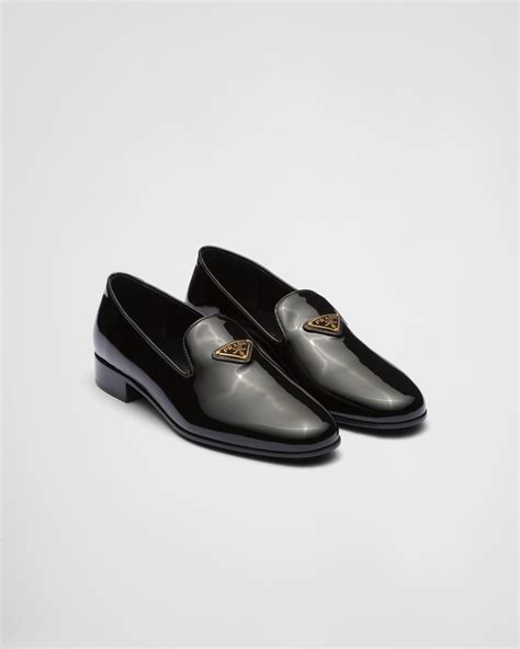 mocassini rossi prada|Patent Leather Loafers By Prada .